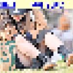 vol.692：お花見特集：立ち上がる瞬間にグレーの生Ｐがバッチリ見えたモデルさん。パンツにシミが付いてるね！他、多数収録！