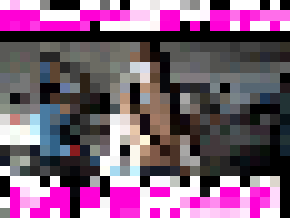 【顔出し】黒髪ロングの激ミニ青チェ美女!!デカ尻＆長身＆美脚で目を奪われる圧倒的存在感でフル勃起必至!!